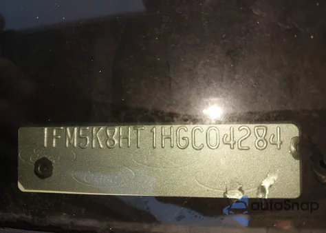 2017 Ford Explorer Platinum from USA, damaged, VIN 1FM5K8HT1HGC04284